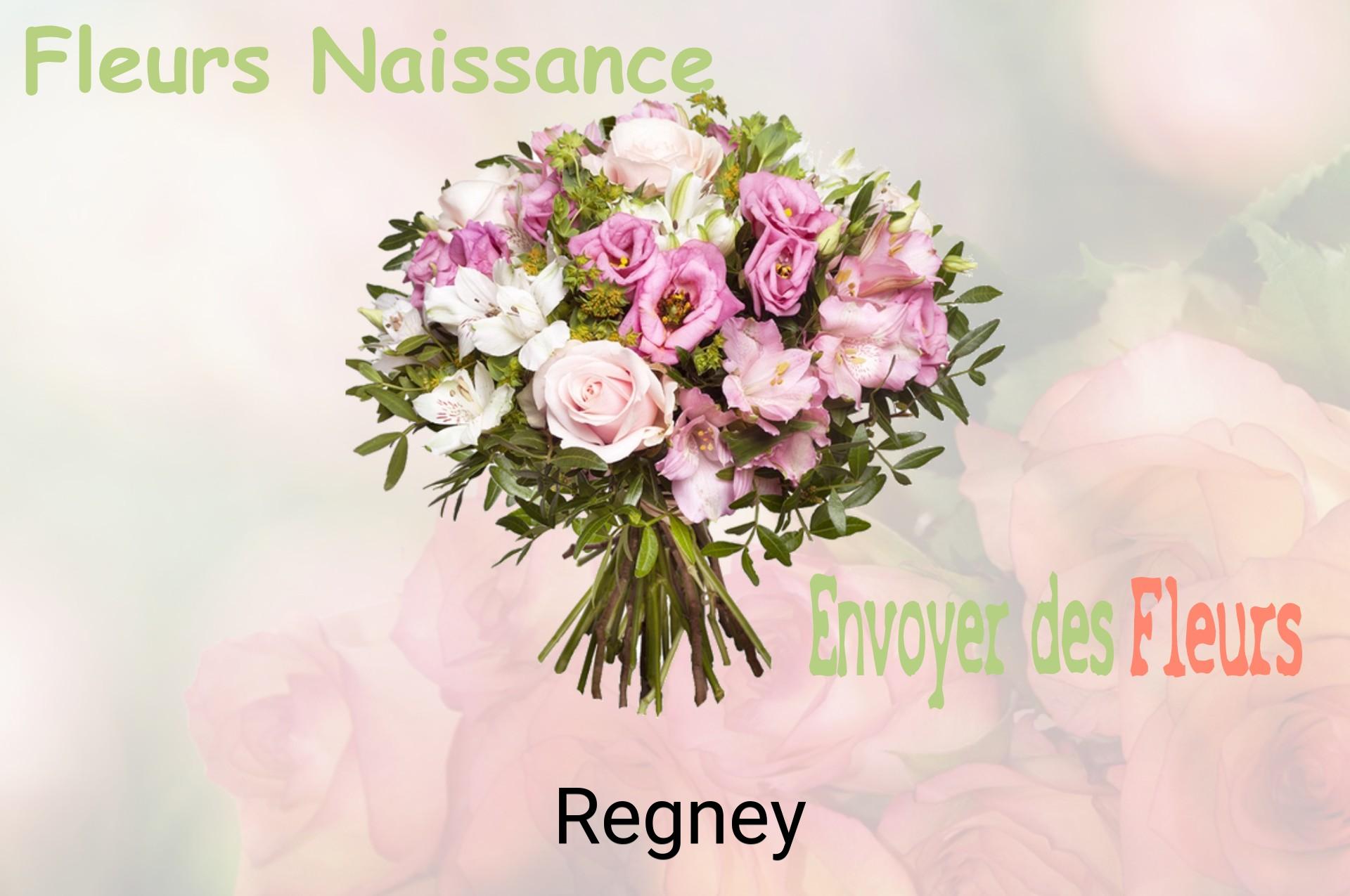 Bouquet de fleurs de naissance livré à Regney